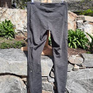 Lululemon Charcoal Grey Speed Up MR Tights in size CA 10